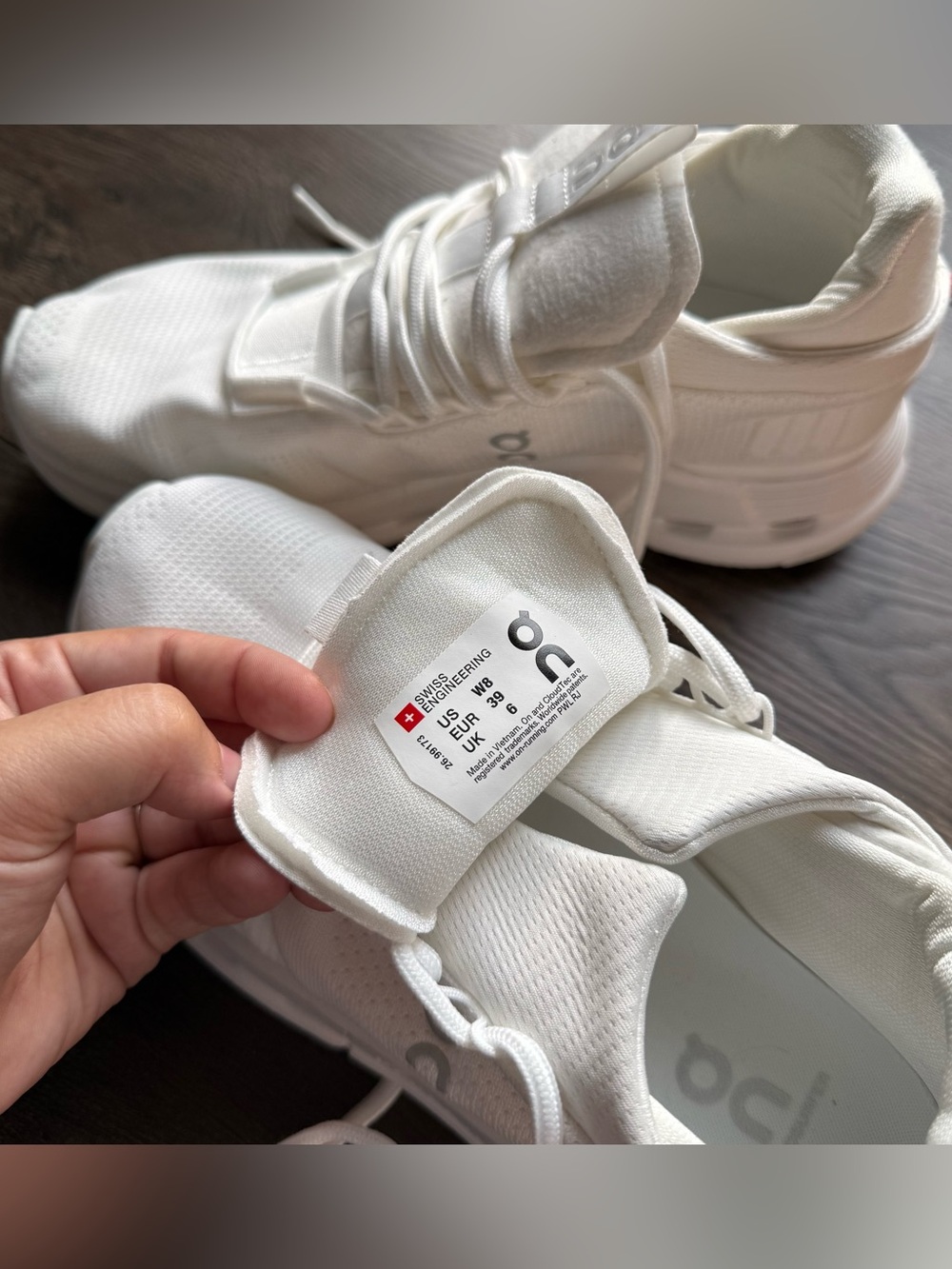 On Cloud Athletic Sneakers for Women in White - Picture 3 of 4